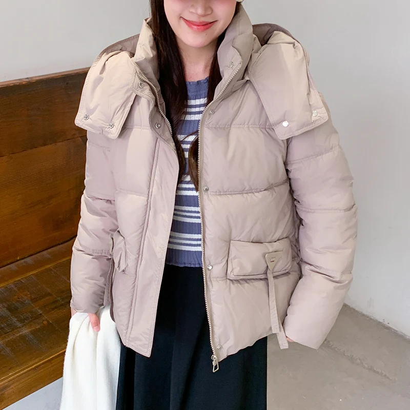 Новая повседневная модная женская зимняя парка для женщин 2024 пальто толстая