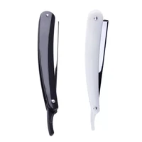 stainless steel barber razor eyebrow knife folding shaving shaver holder manual eyebrow knife cut tool salon home