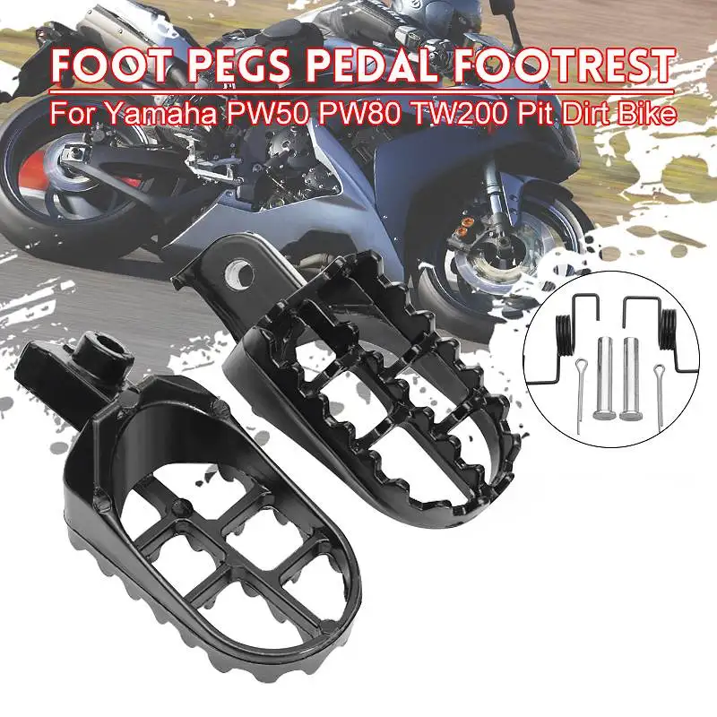 

Universal Rests Footpegs Foot Pegs Motorbike Foot Rests Pit Dirt Bike Aluminium For Yamaha PW50 PW80 TW200 For Honda XR/CRF