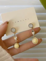 mihan 925 silver needle women jewelry vintage statement earrings popular design resin drop earrings for women party gifts