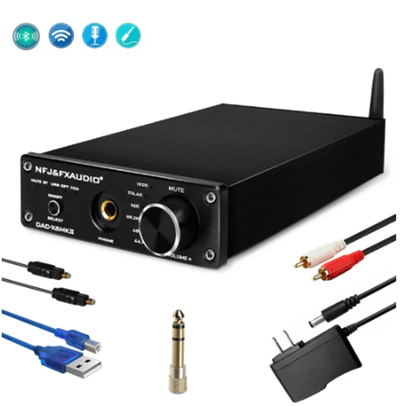 FXAUDIO ES9018 Bluetooth 5 0 цифровые USB наушники Amp DAC Coverter с