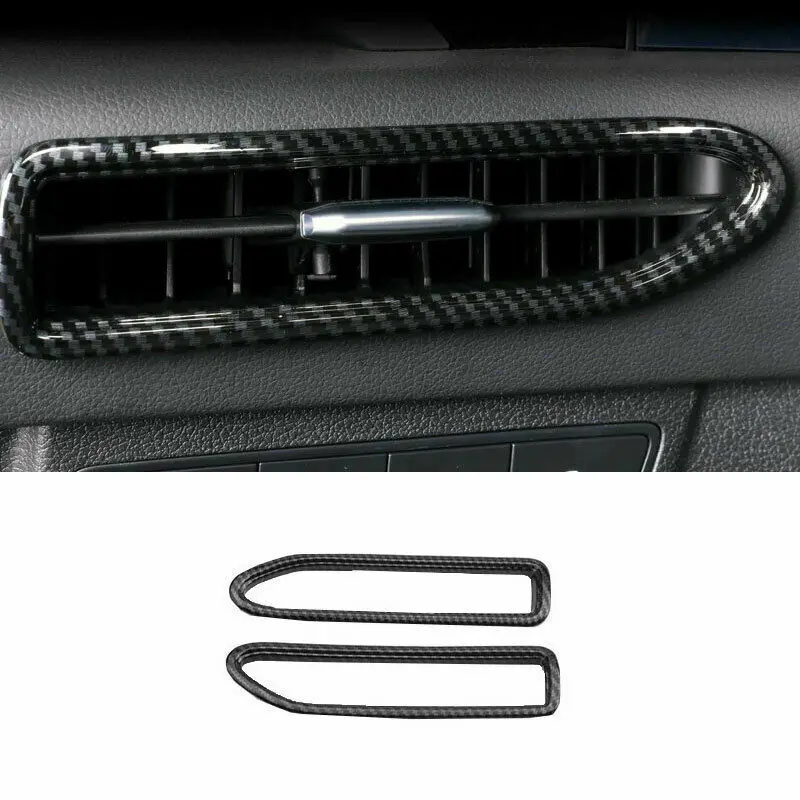 

2 шт., накладки на решетку вентиляционного отверстия из углеродного волокна для Hyundai Sonata 2020-2021