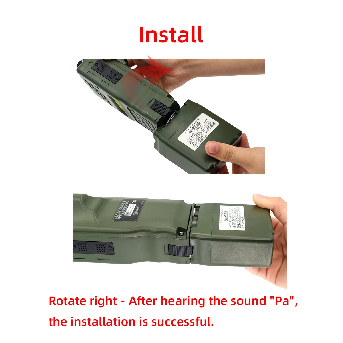 Tactical headset adapter tactical PRC 152 virtual box military radio virtual model for Baofeng walkie-talkie model no function