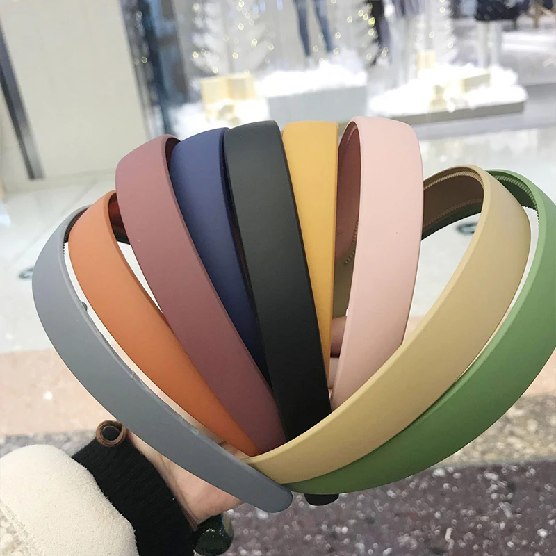 

Элегантный Простой ободок для волос, матовый нескользящий ободок карамельных цветов с зубцами, пластиковые аксессуары для волос, матовая ш...