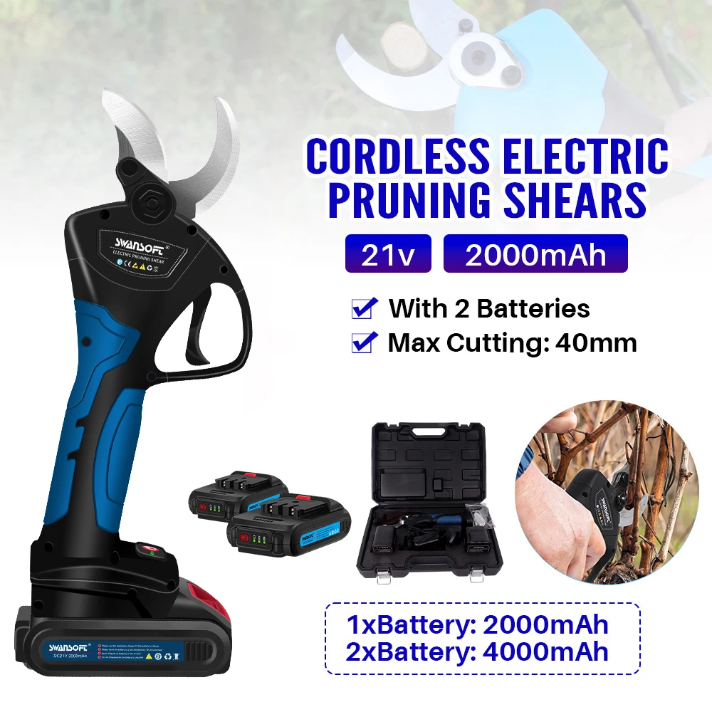 8605 профессиональные беспроводные Электрические садовые ножницы для обрезки