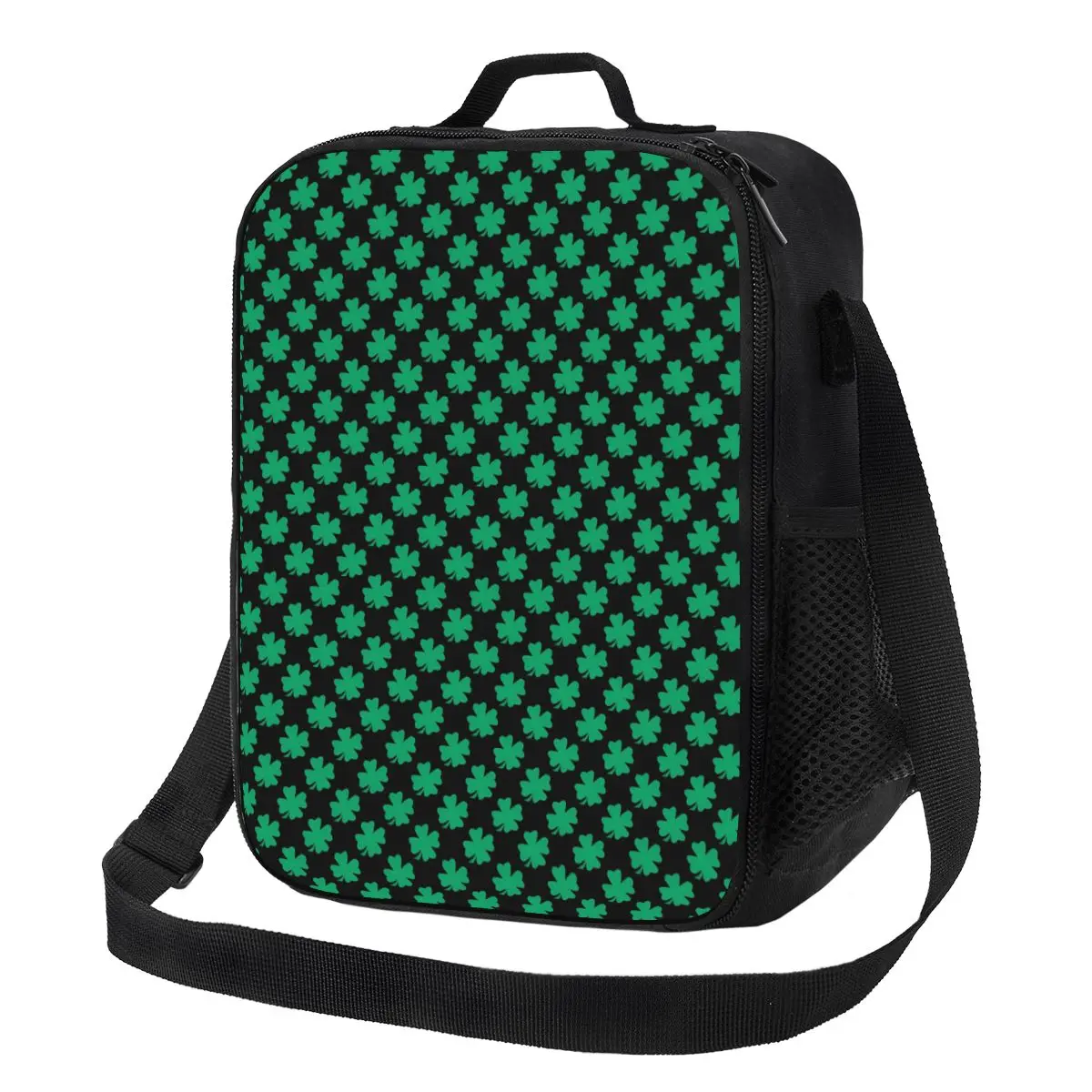 

Shamrock Lunch Bag St Patrick's Day Aesthetic Lunch Box Outdoor Picnic Portable Insulated Cooler Bag Designer Thermal Lunch Bags