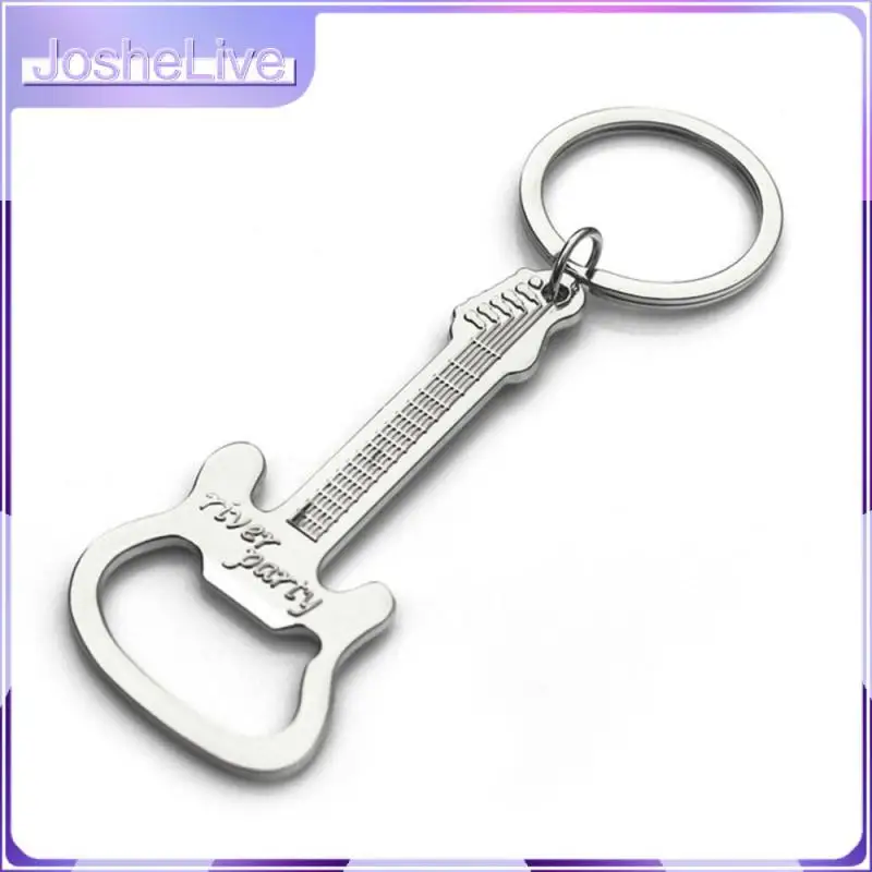 

New Creative 1PC Gift Zinc Alloy Beer Guitar Bottle Opener Can Opener Bottle Opener Keychain Keyring Key Chain Key Ring Colorful