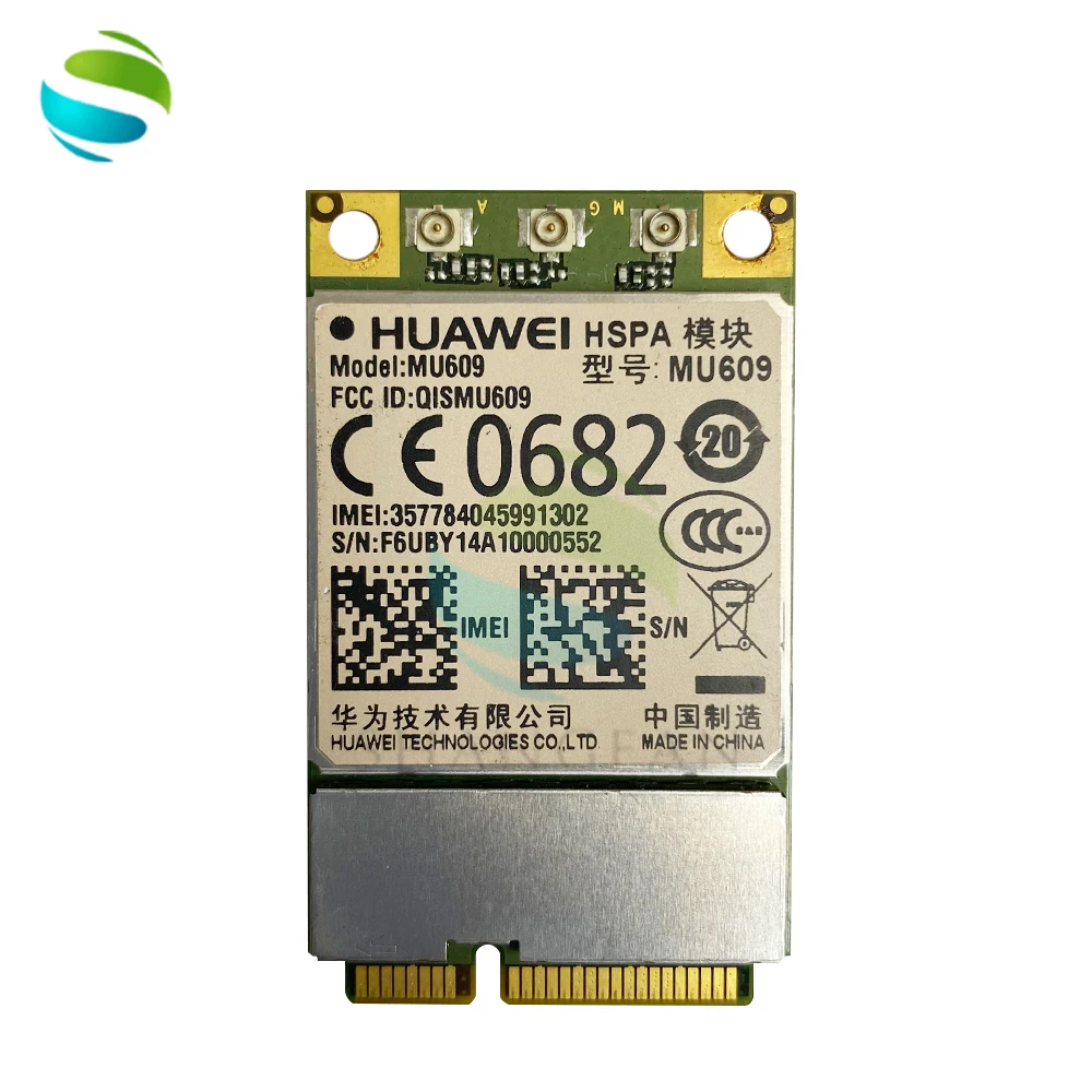 

For HUAWEI MU609 MINI PCI-E M2M WCDMA Wireless 3G WWAN Module HSPA+/UMTS/GSM/GPRS quad-band 850/900/1900/2100 MHz card