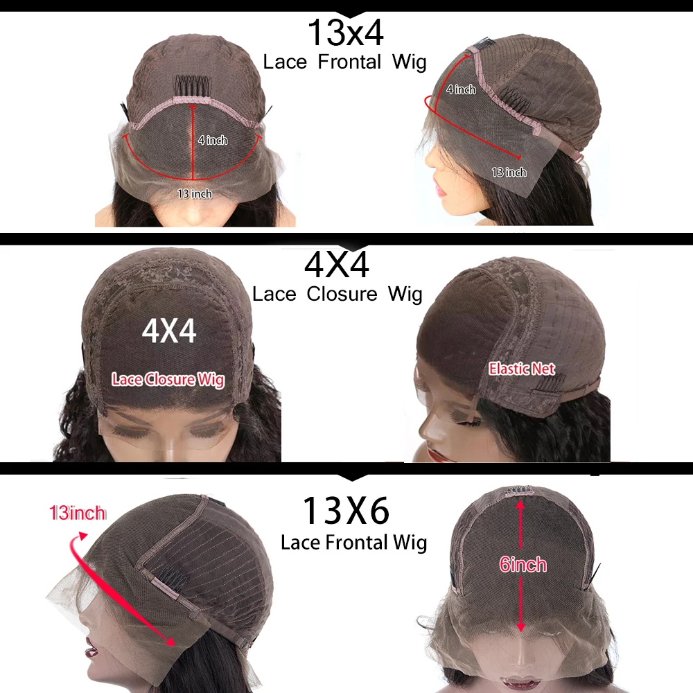 Парик фронтальный 13x6 прямые перуанские натуральные человеческие волосы