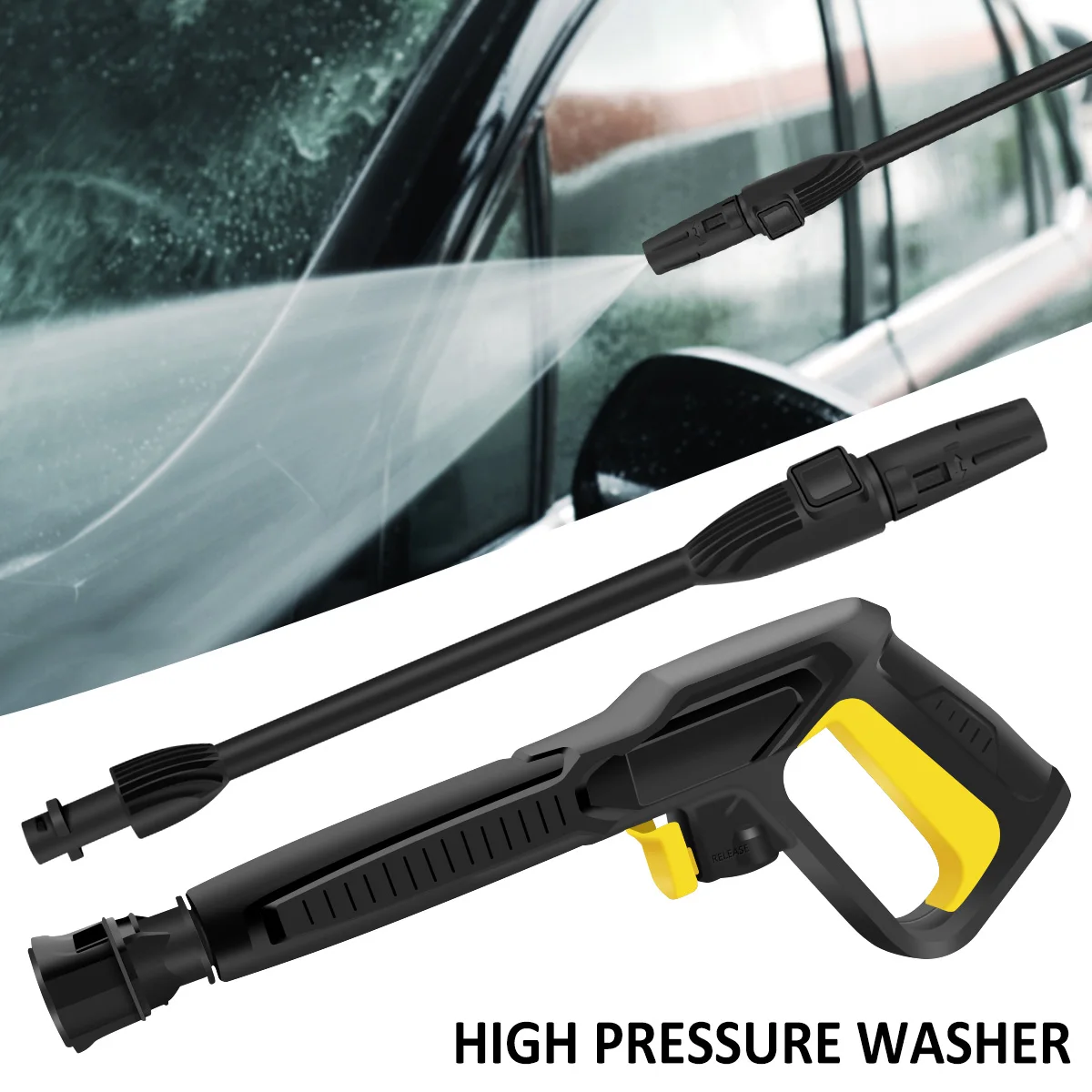 

Pressure Washer Professional Cleaning Car Wash Sprayer for Karcher K2 K3 K4 K5 K6 K7 with Adjustable Spray Nozzle High Pressure