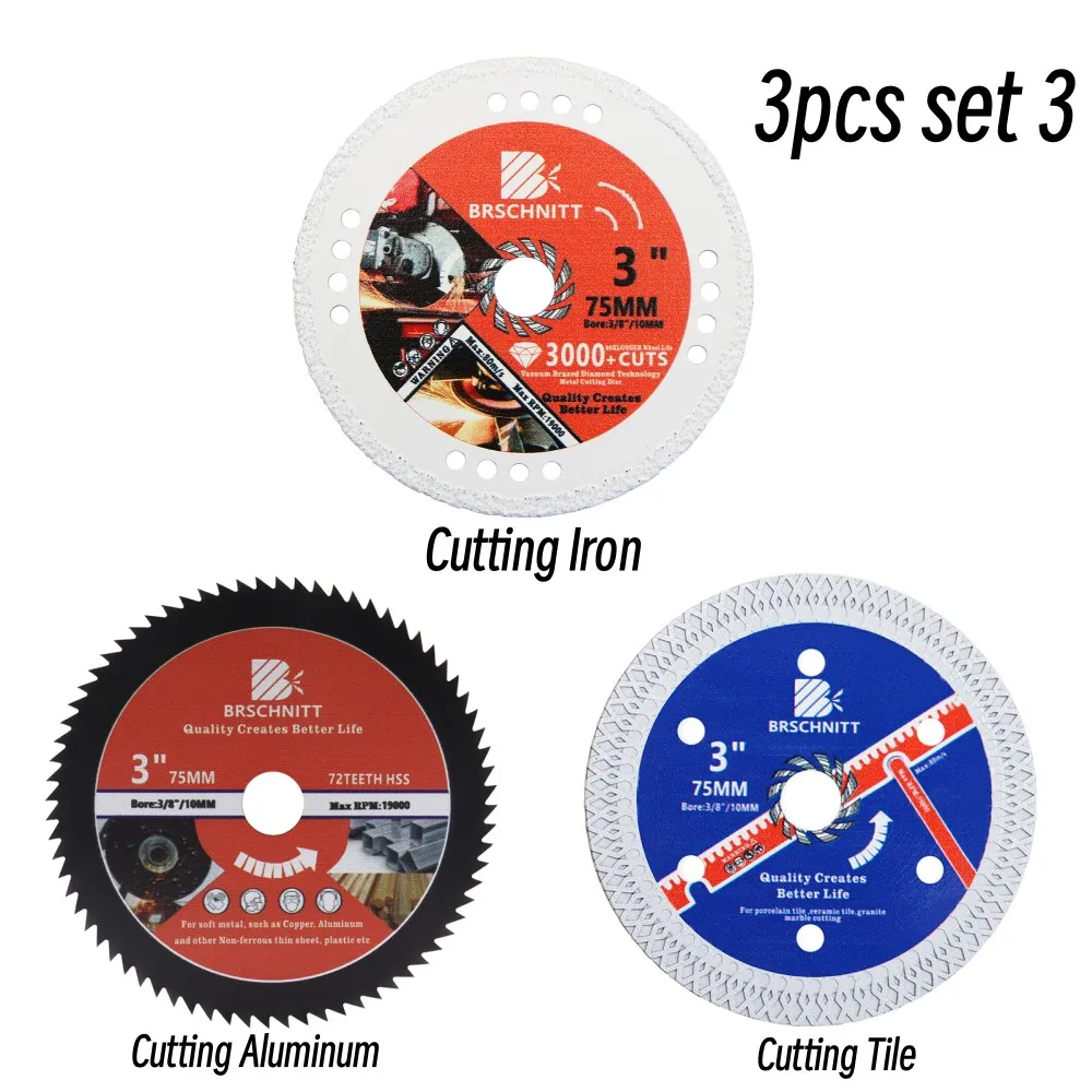 

BRSCHNITT Диск режущий 75 мм для дерева и бетона