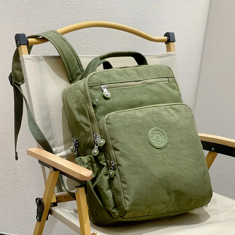 

New Fashional High-capacity Backpack for Women Nylon Waterproof Casual Man Backpack Lightweight Bags for Women Laptop Bagpack