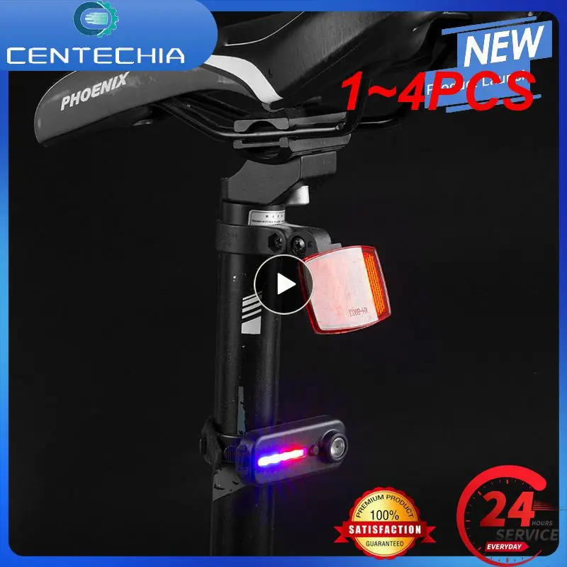 

Полицейские фонарики на плечо красного и синего цвета с зажимом, перезаряжаемые через USB фонарики, безопасность велосипеда, предупредительный фонарь, 1 ~ 4 шт.