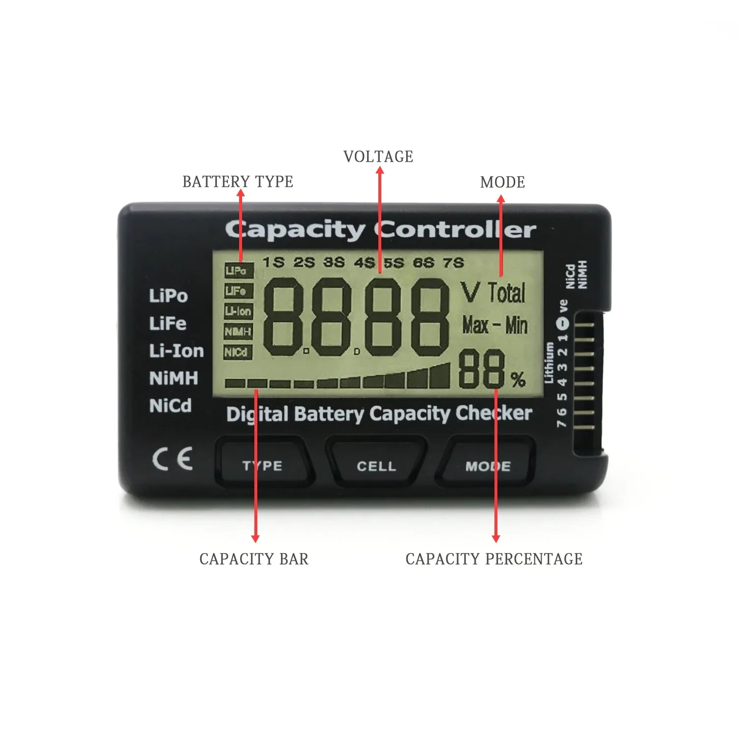 

RC Cellmeter 7 тестер аккумуляторов
