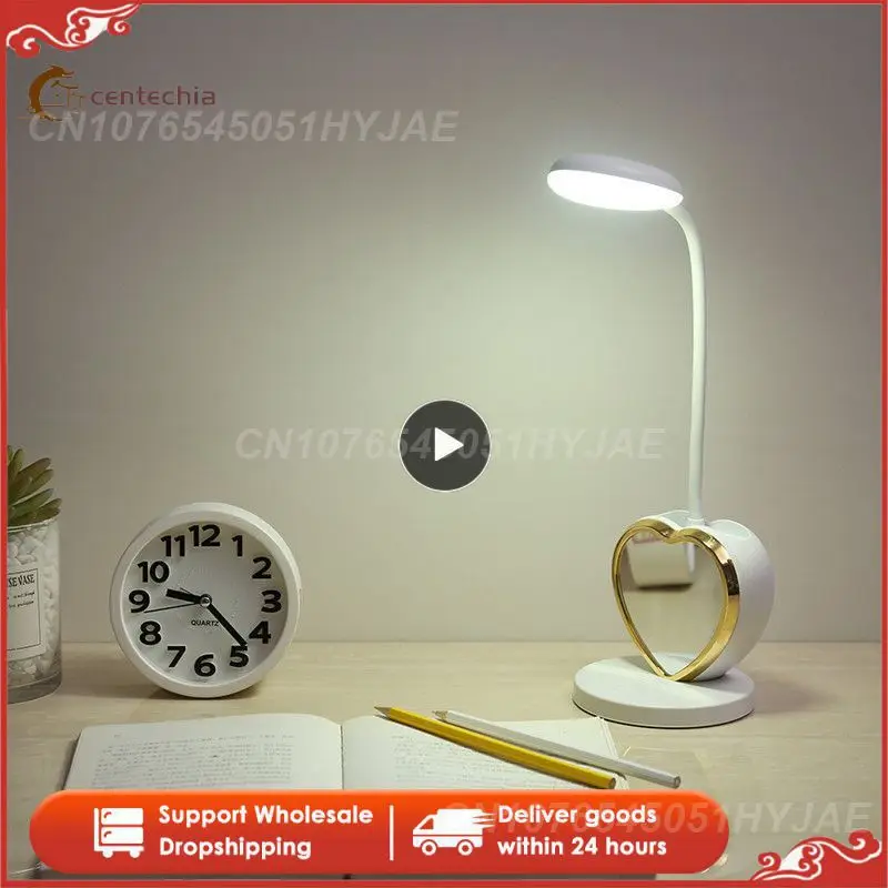 

Adjustment USB LED Eye Protection Table Lamp Power Storage Desk Lamp Charging Touch Lamp Students Learn To Read Small Night Lamp