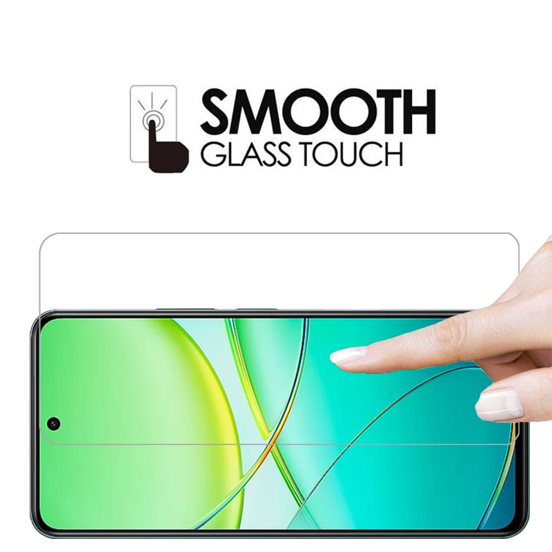 Чехол для телефона vivo y38 y58 закаленное стекло на vivoy38 vivoy58 y 38 58 38y 58y задняя крышка 360