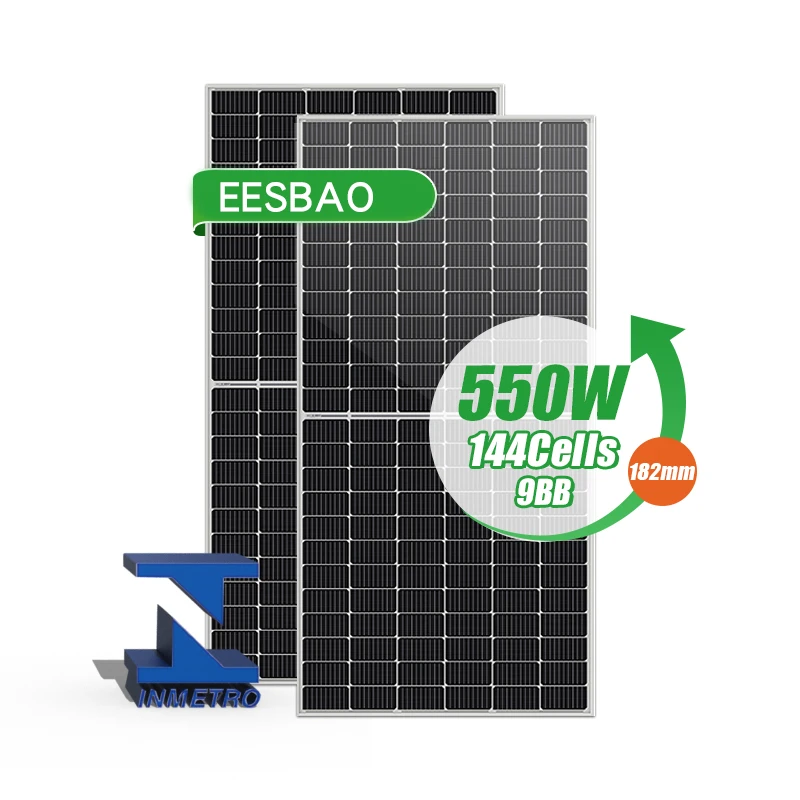 

Chinese manufacturer single crystal silicon 550W mono perc solar efficient photovoltaic module panel power system