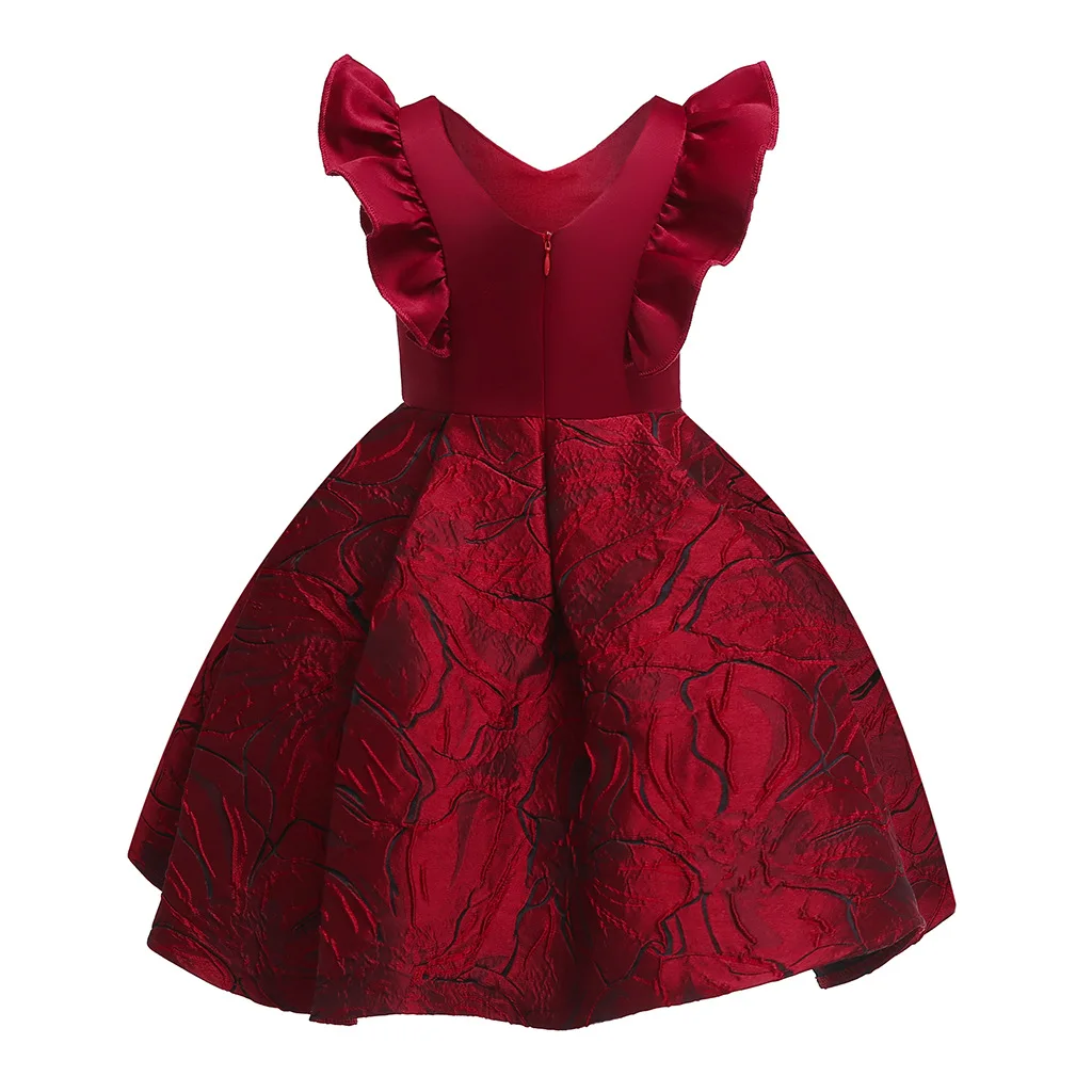 children's dress girls dress skirt spring and summer children's skirt girls jacquard princess dress