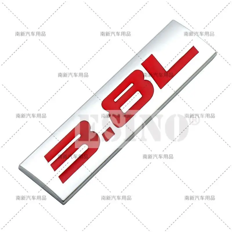 Автомобильный Стайлинг 3D Металл Хром Цинковый Сплав Клейкая эмблема 3 0 л 2 5 6 7 8