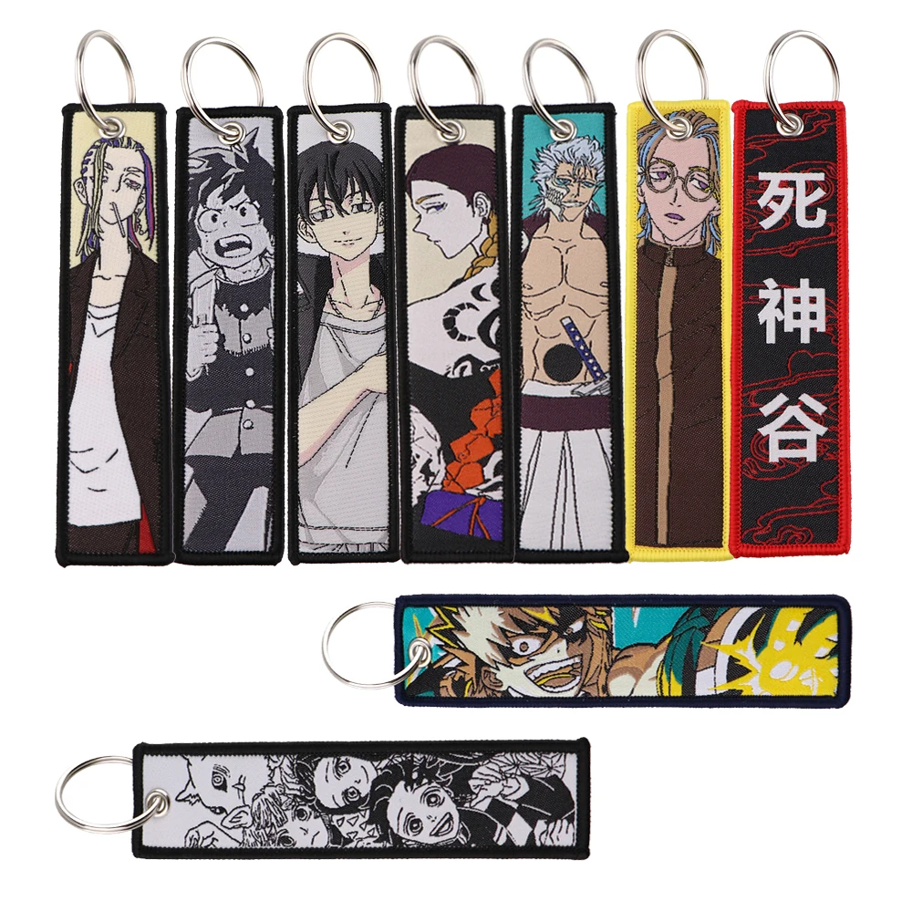 

Tokyo Revengers Anime Motorcycle Keychain For Driver Key Chain For Men Cool Gift Car Key Tag Weaving Mark Keyring Trinket
