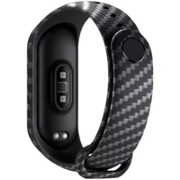 for xiaomi band 7 6 5 tpu beltluxury replacement straps on miband6 5 7 mi band 3 4 wriststrap carbon fiber watch belt bracelet