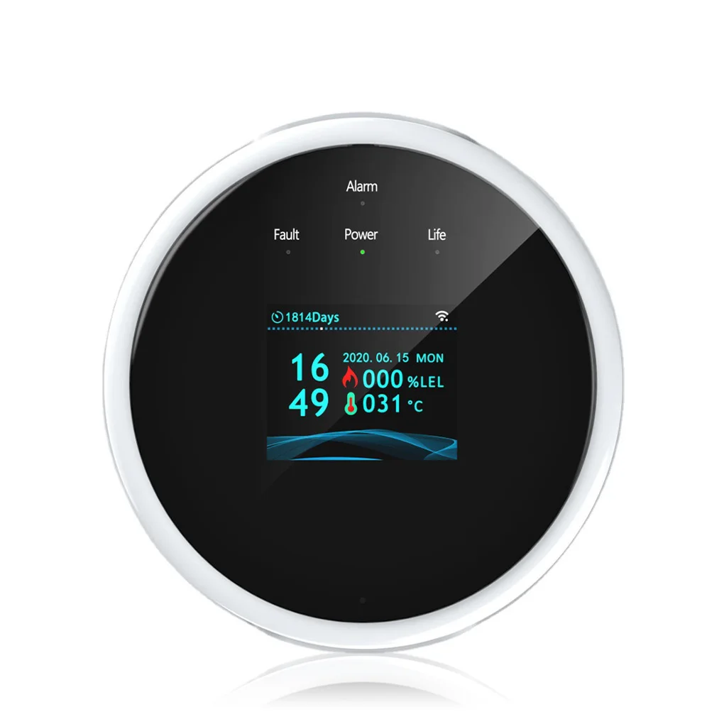

Датчик утечки с ЖК-дисплеем и Wi-Fi