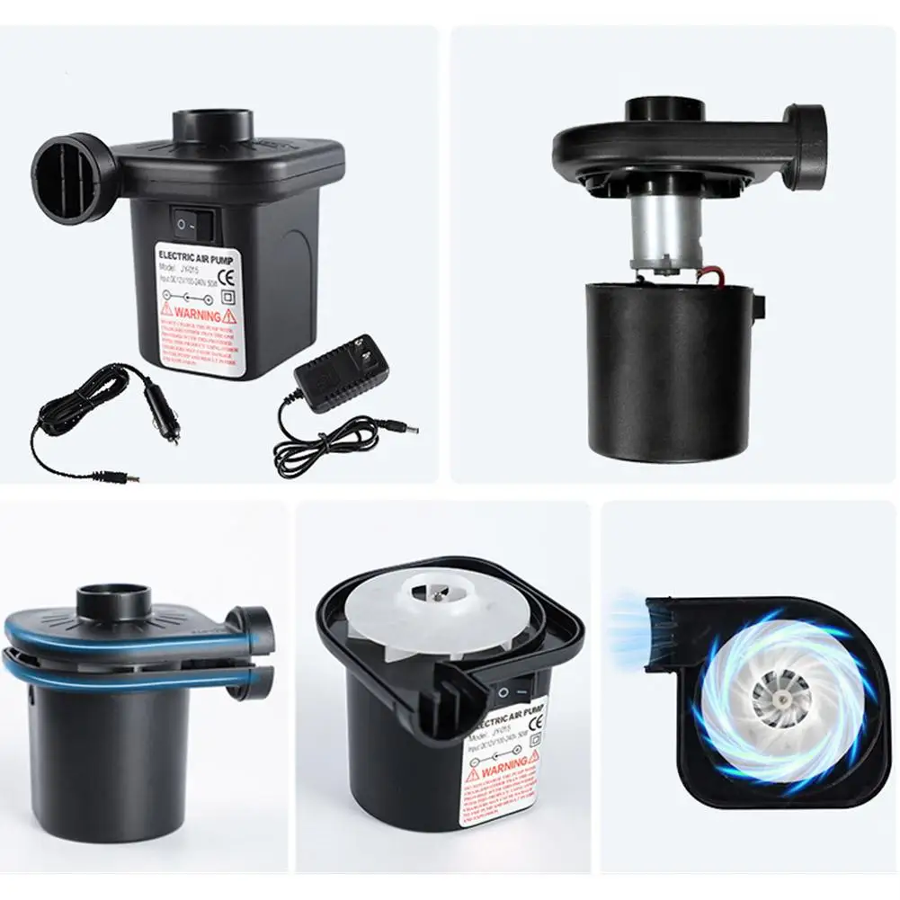 Портативный электрический автомобильный воздушный насос 220 В/12 В матрас лодка