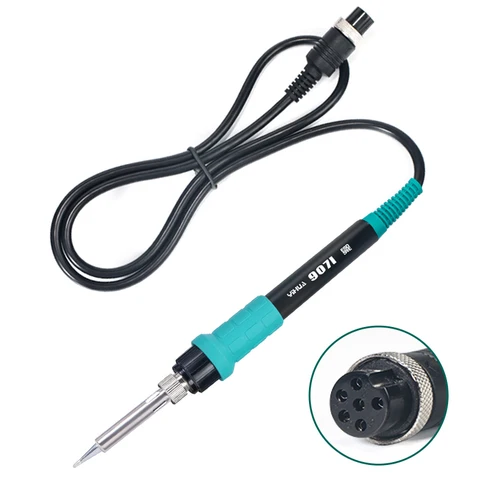 Паяльная станция Yihua, электрическая железная ручка, кермет, нагревательный сердечник, противоожоговая силиконовая ручка 907A 907C 907G 907F 907I