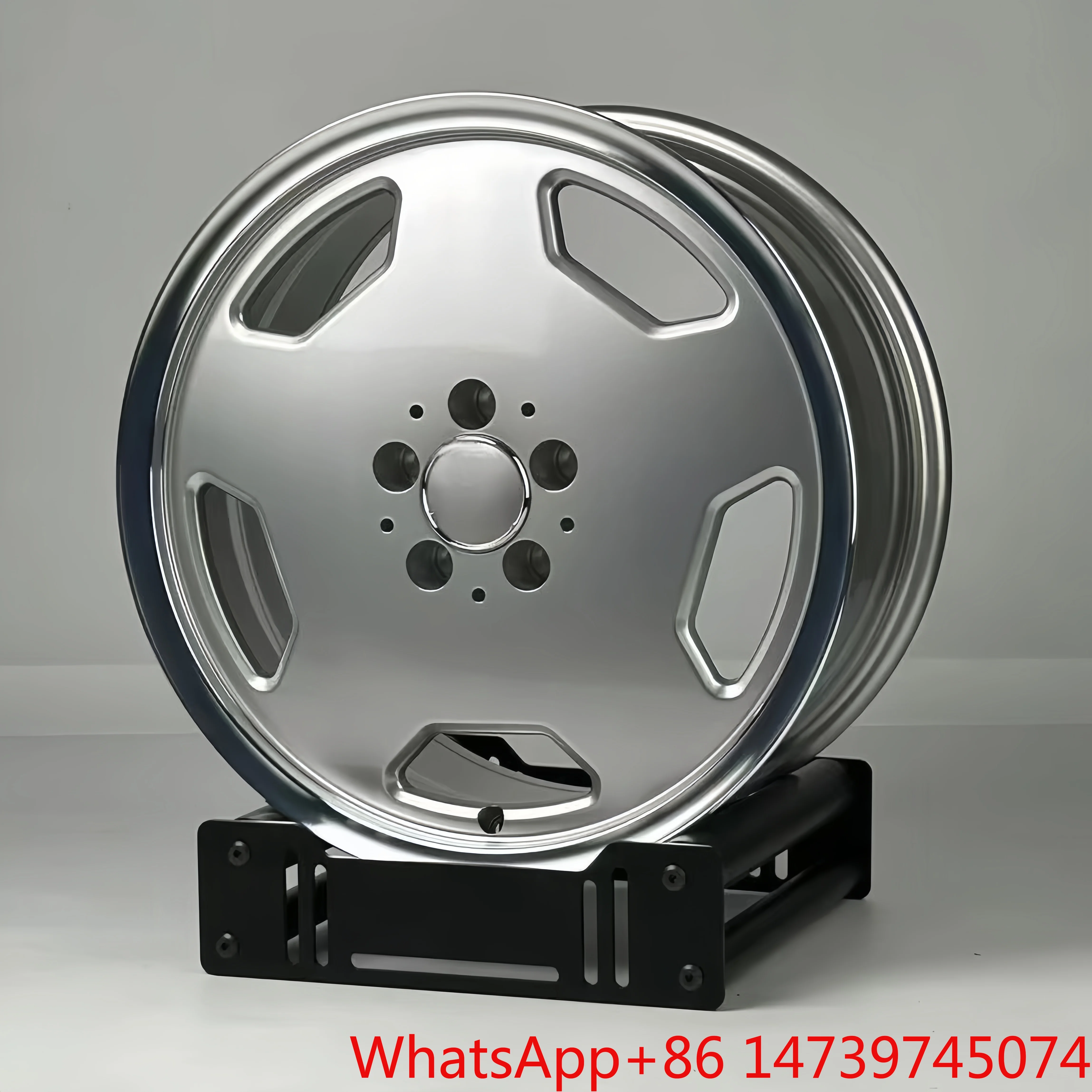Фото Легковесные кованые диски WheelBku для W124 W210 W202 W208 W203 CLK R129, 17-18 дюймов, 5x112, классические серебристые, OEM легкосплавные диски. №1