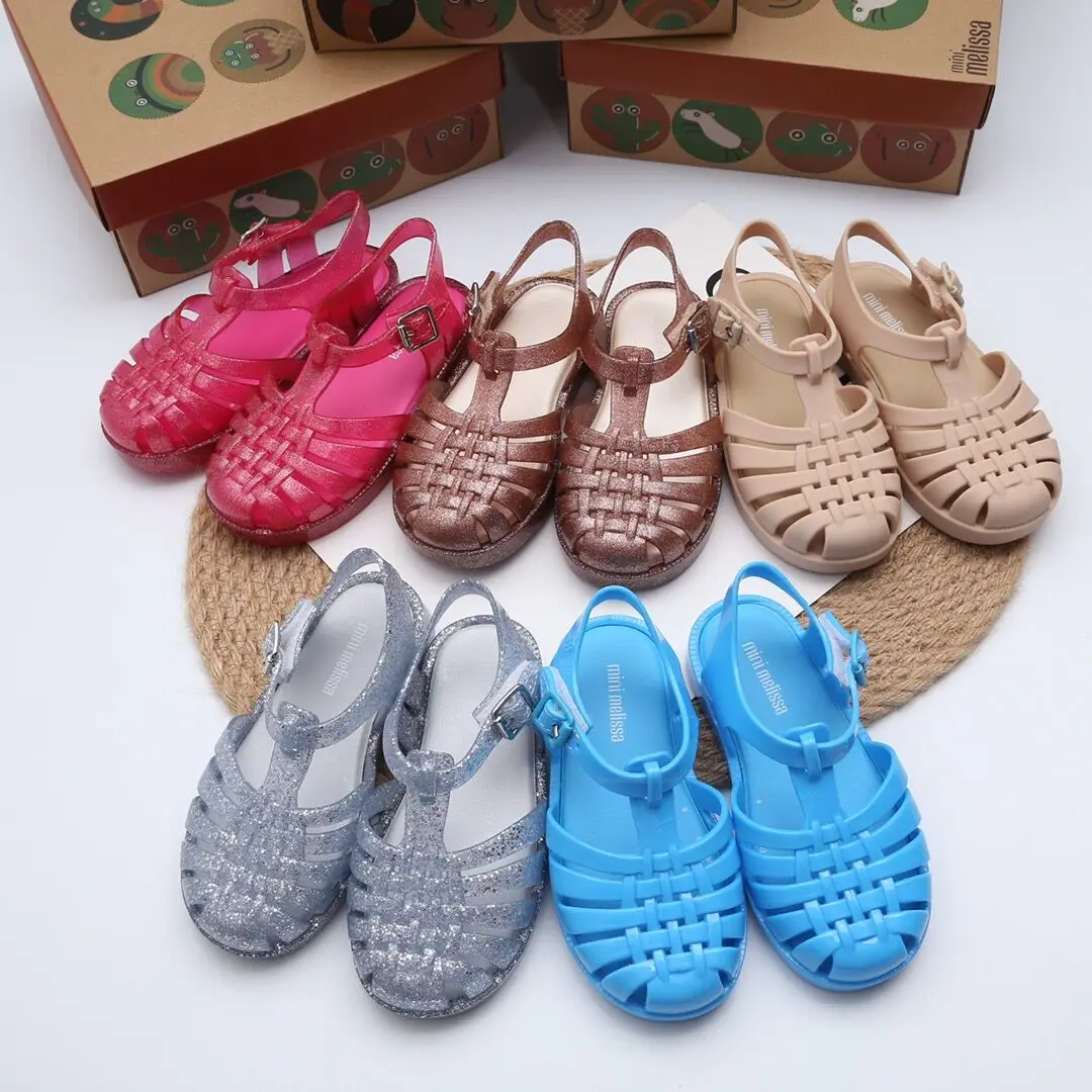 

Children New Color Mini Melissa Summer Sandals Girl Fashion Jelly Shoes Baby Boy Roma Comfortable Soft Beach Shoes