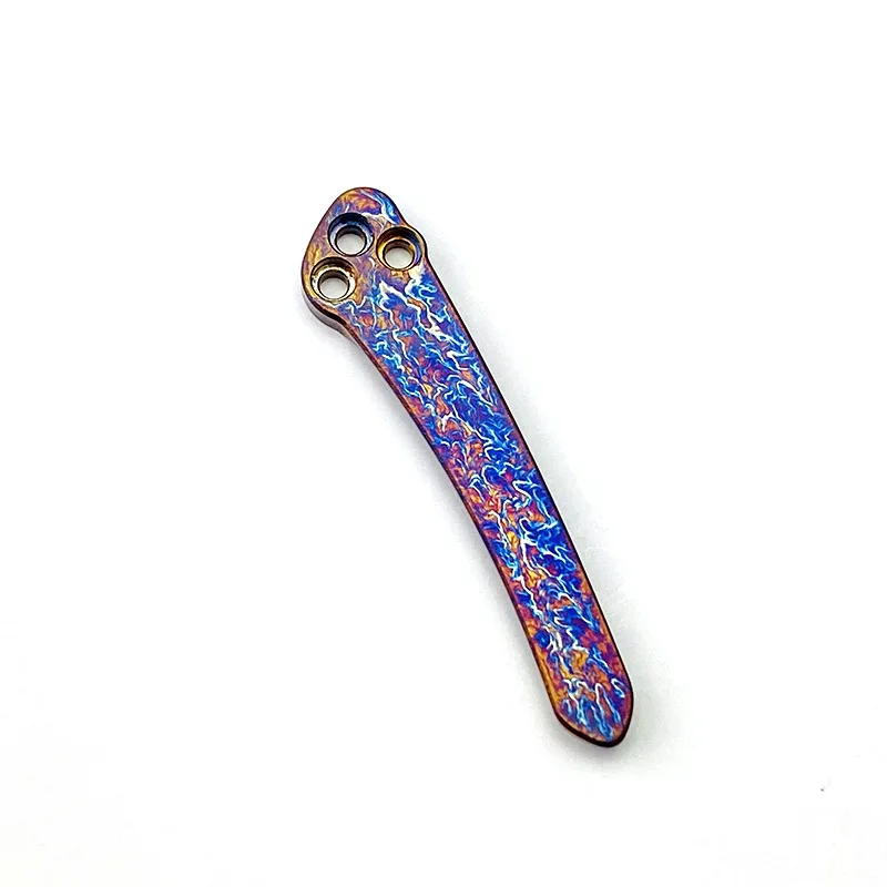 

1 шт. с винтами нож из титанового сплава глубокий карманный зажим Задний зажим для Spyderco C81 C223 пара2 пара3 Delica Endura Manix G10