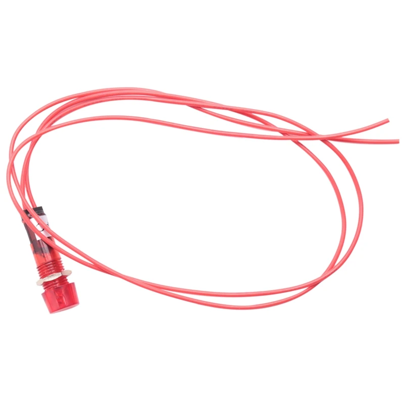 

Neon Indicator Pilot Signal Lamp Red Light AC 250V W2 Wires