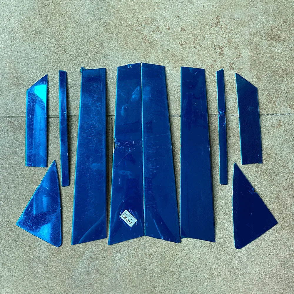 10 шт. декоративные полосы из нержавеющей стали для Kia KX Cross 2018 2019 2020 2021