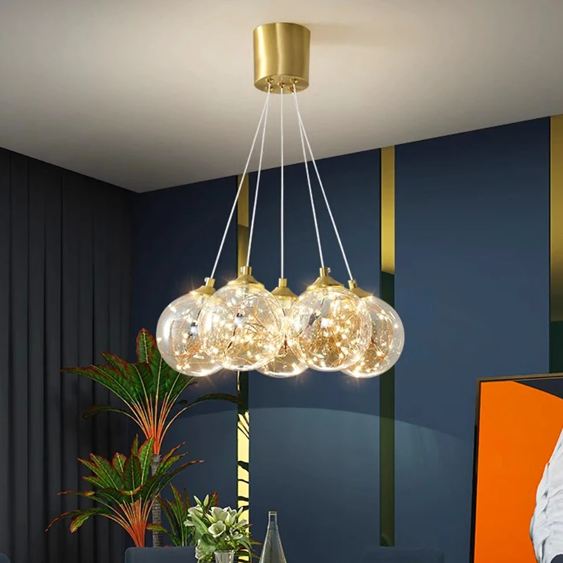 

Art Led Chandelier Pendant Lamp Light Room Decor Decoracion hogar moderno lamparas dining Modern indoor living