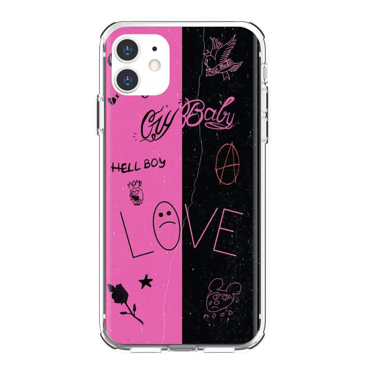 Для iPhone 10 11 12 13 Mini Pro 4S SE 5C 6 6S 7 8 X XR XS Plus Max 2020 мягкий кожаный чехол Lil-Peep-Lil-Bo-Peep |