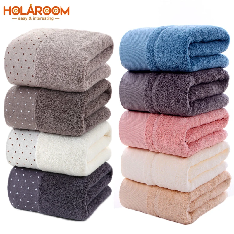 

Holaroom Soft Face Bath Towel Bath Shower Towels Cotton Long-Staple Towels In Many Colors Hand Washcloth Bathroom Products
