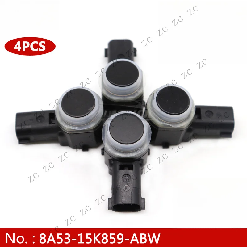 Фото S+ 4 шт. датчиков парковочного ассистента PDC 8A53-15K859-ABW для Lincoln Ford Mercury №1