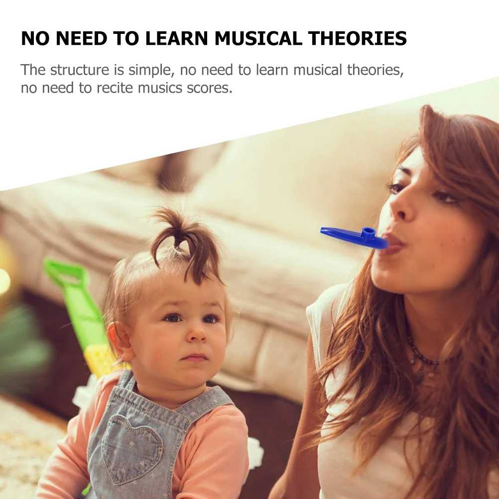 10 шт. портативные детские музыкальные инструменты Kazoo для начинающих пластиковые