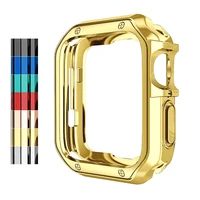 case for apple watch case series 7 41mm 45mm iwatch bumper edge case tpu bumper protective cover frame for iwatch 7 6 5 4 3 2
