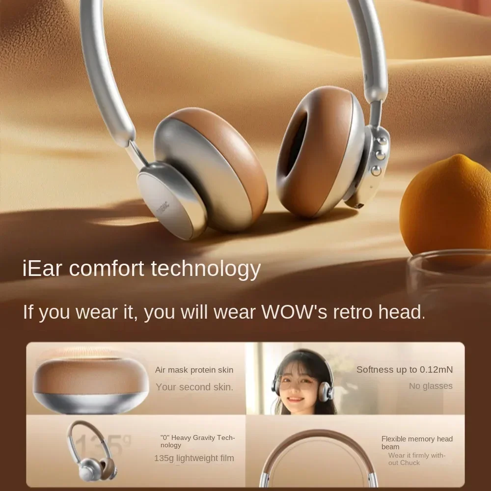 TONEMAC H9 наушники с повязкой на голову в стиле ретро Bluetooth умное шумоподавление