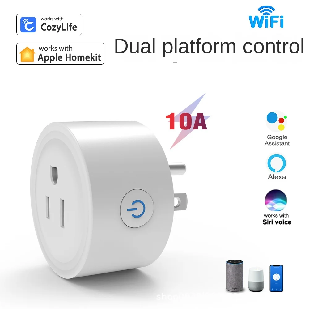 

Розетка Homekit американская с поддержкой Wi-Fi, 10 А