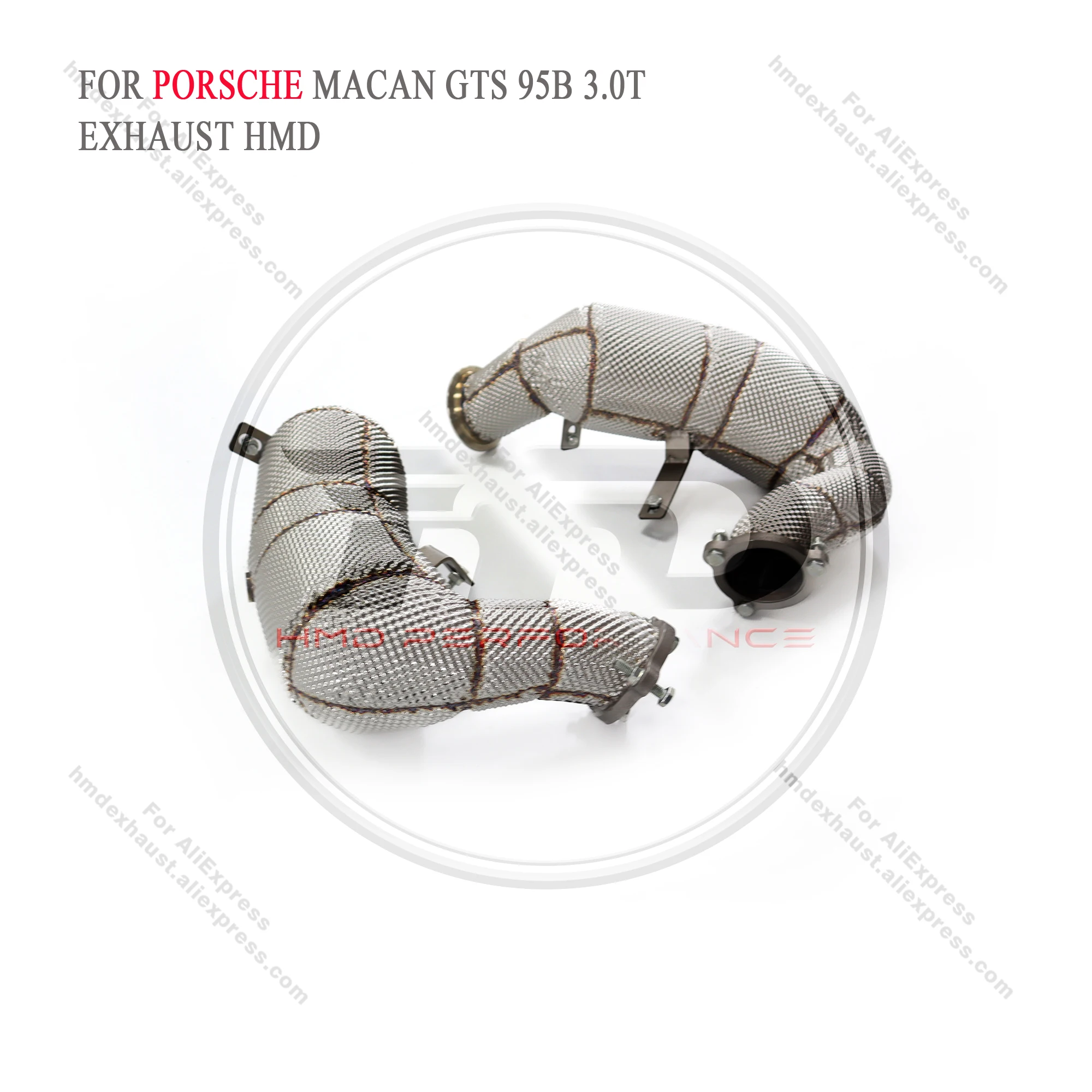 HMD выхлопная система с высоким потоком для выпускной трубы Porsche macan GTS 95B 3 0 T