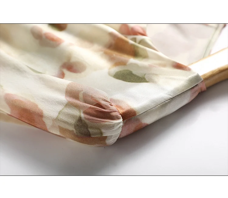 Шифоновая женская рубашка летние винтажные блузки с принтом свободные женские