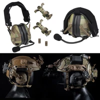 noise reduction tactical bluetooth headset rechargeable tuning protection earmuffs for ops core arc hunting shooting accessories