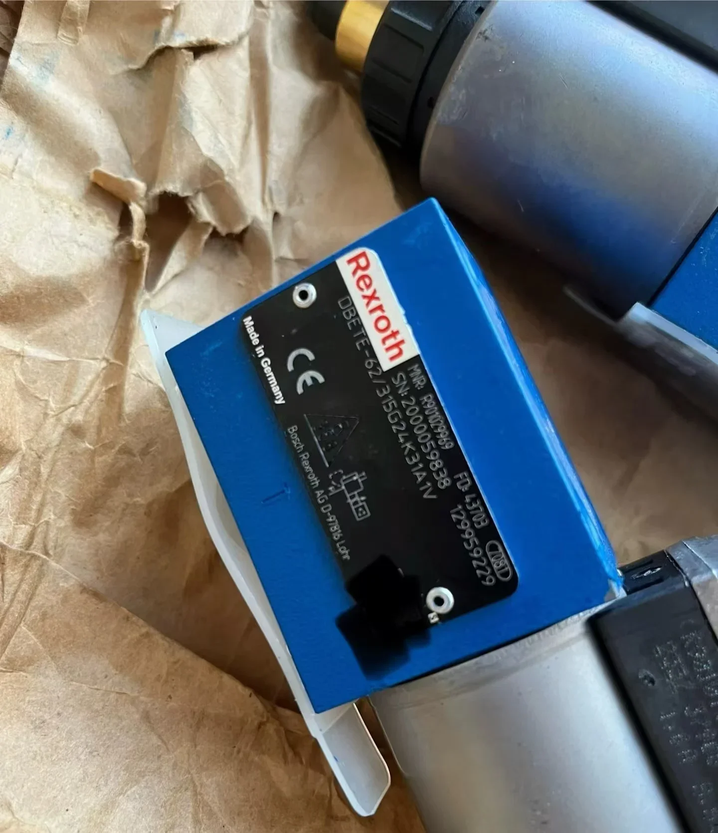 Электромагнитный клапан серии DBETE-62/315G24K31A1V гидравлический DBETX DBETE DBETR