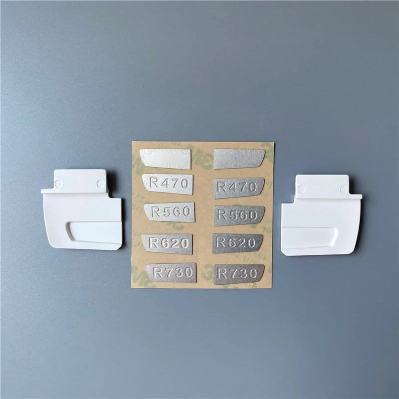 2 шт. масштаб 1:14 имитация спойлера с металлической наклейкой для Tamiya Rc Truck