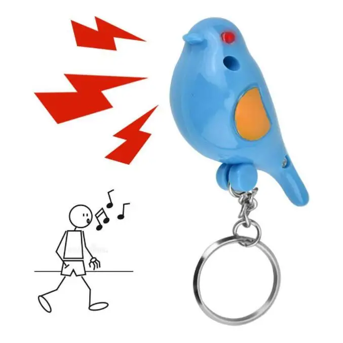 

Брелок птичка свисток ключ искатель беспроводной будильник умная бирка брелок трекер со звуком светодиодный индикатор