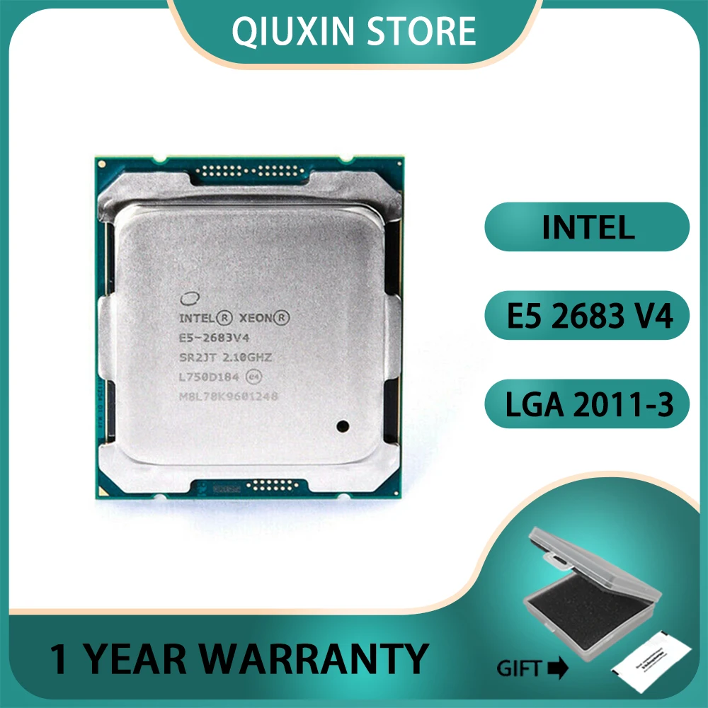 

Intel Xeon E5 2683 V4 SR2JT processor cpu 2.1GHz 16-Cores 40M E5 2683V4 LGA2011-3