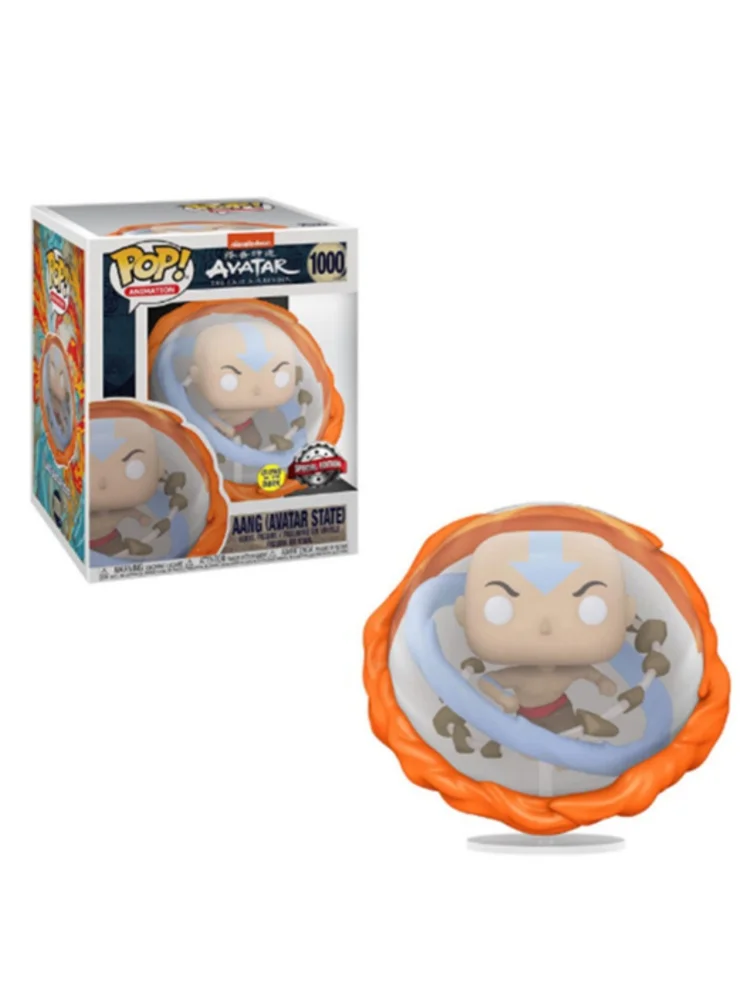 Фото Виниловая фигурка Funko Pop Avatar The Last Airbender Aang Azula Zuko, светящаяся в темноте, коллекционная модель, игрушка, подарок для фанатов №3