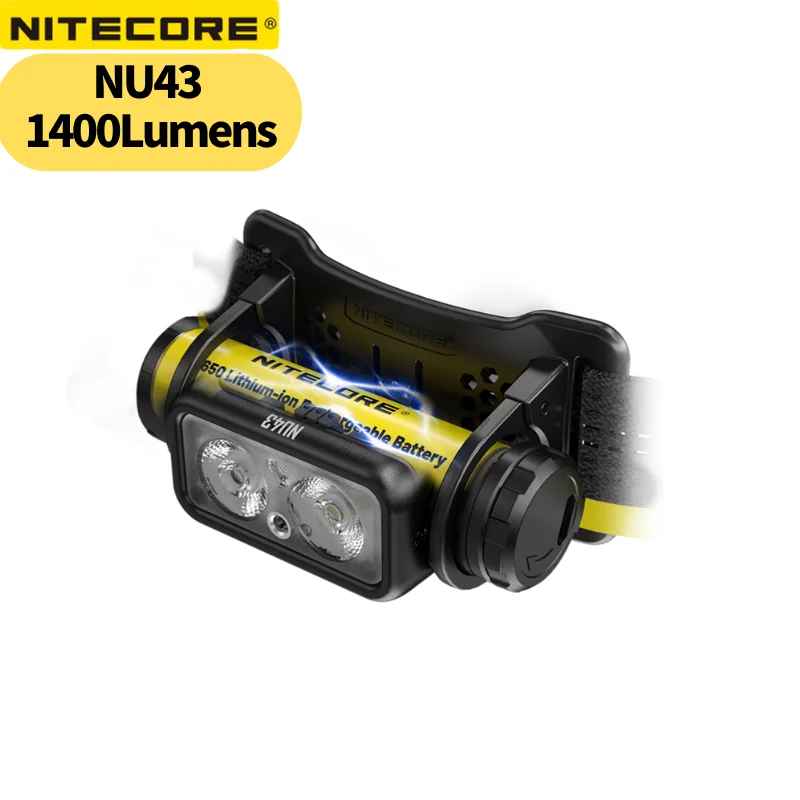 NITECORE NU43 Headlamp 1400Lumens Rechargeable Headlight For Activity Outdoor/Camping